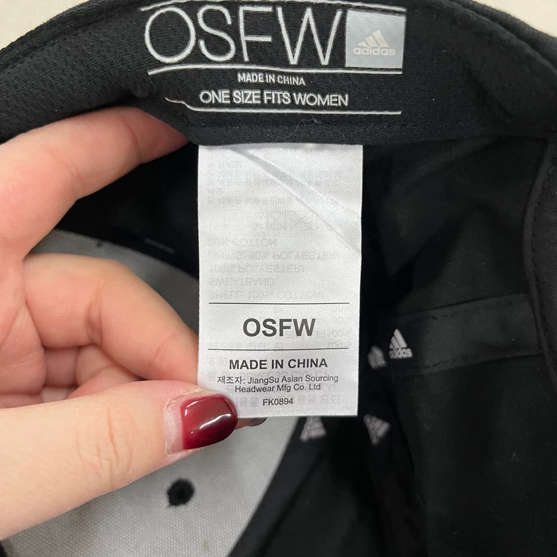 [OSFW] 아디다스 3S 코튼 야구모자 볼캡 0120M1 상품이미지4