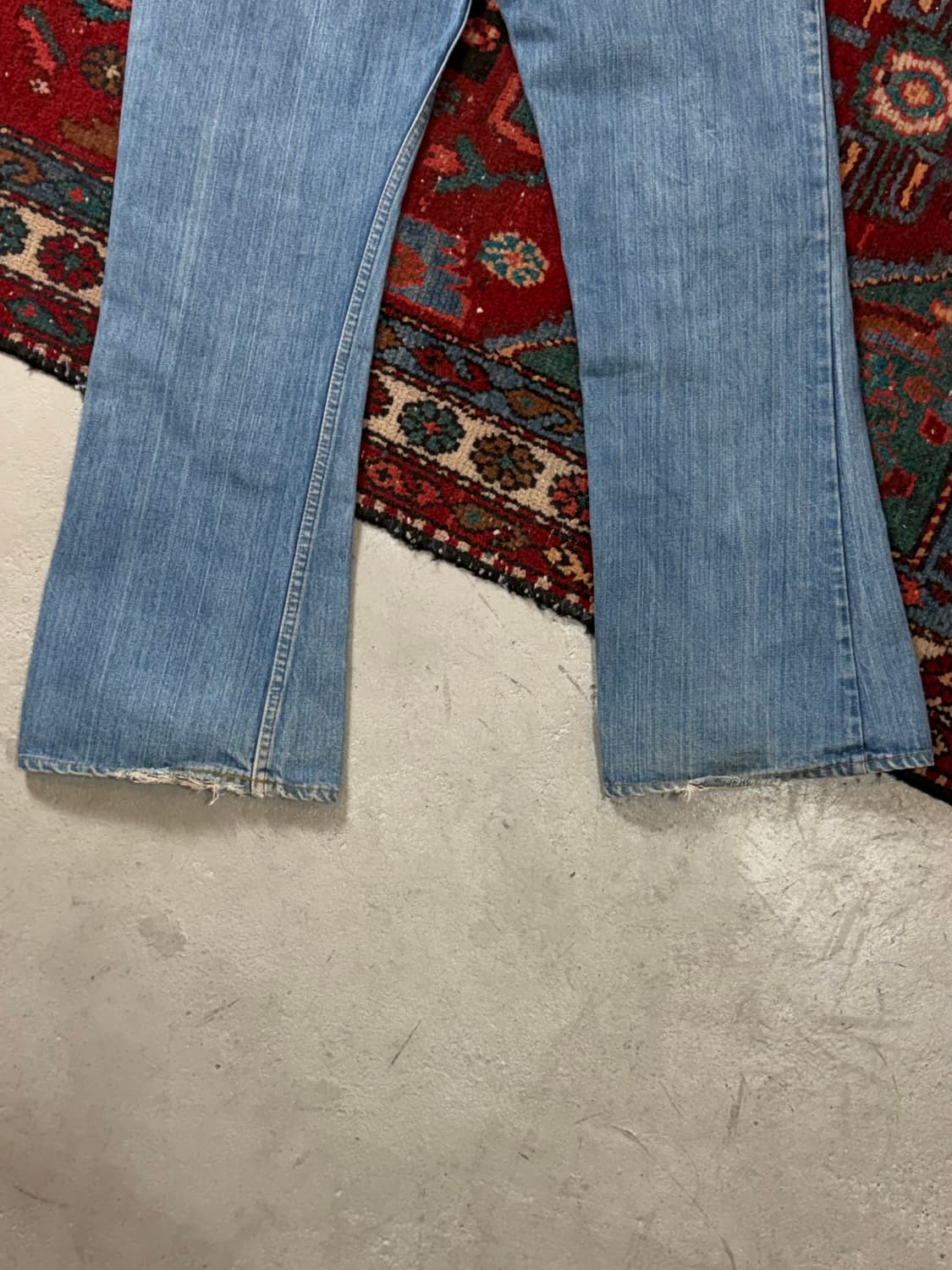 70's USA Made 빈티지 리바이스 646 벨바텀 부츠컷 오렌지탭 상품이미지8