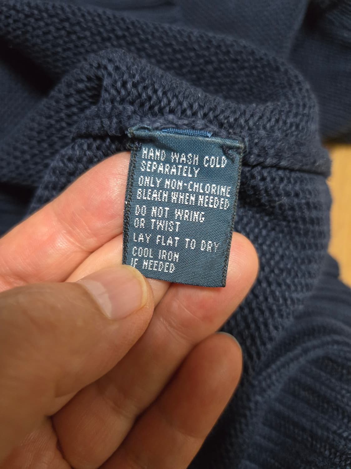 폴로 랄프로렌 네이비 니트(L사이즈) 상품이미지9