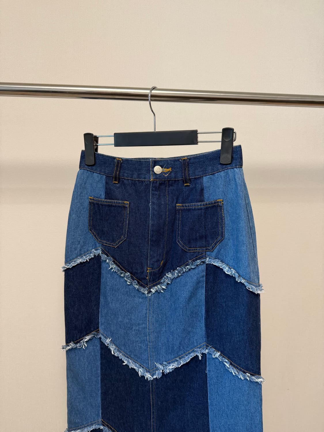 Patchwork denim skirt  상품이미지2