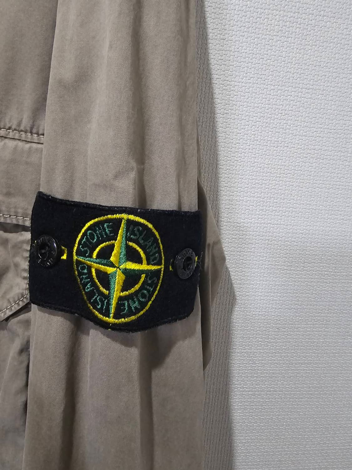 정품 스톤아일랜드 올드이펙트 다크베이지 오버셔츠 105 / XL 상품이미지2