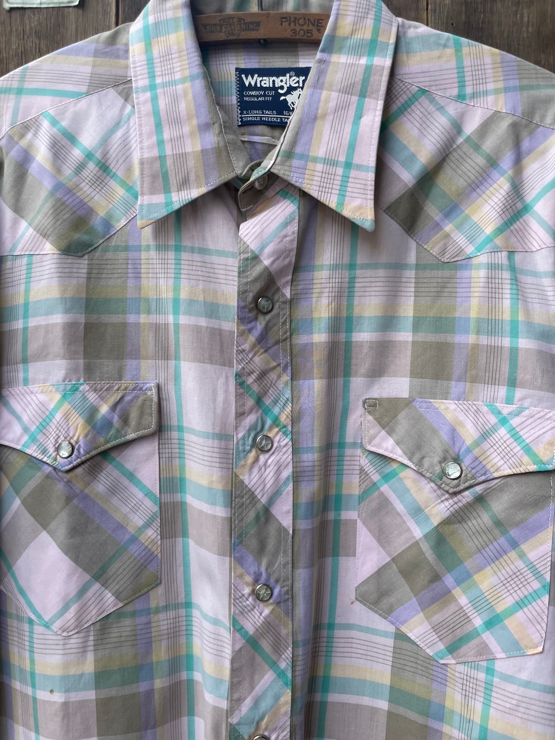 1980-90's Vintage Wrangler Western Shirt 상품이미지3