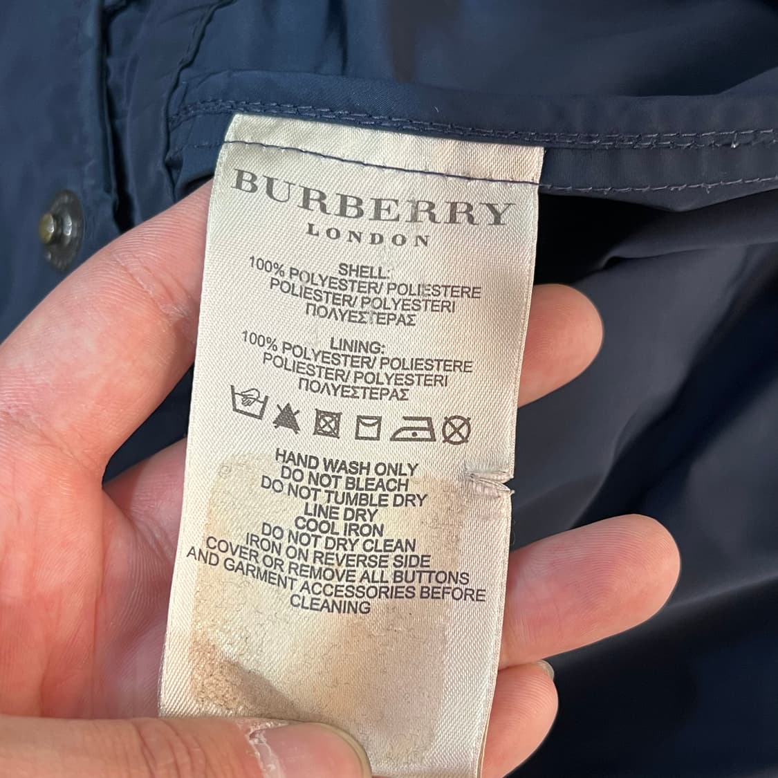  버버리 후드 집업 자켓 +명품감정서 y16486 상품이미지8
