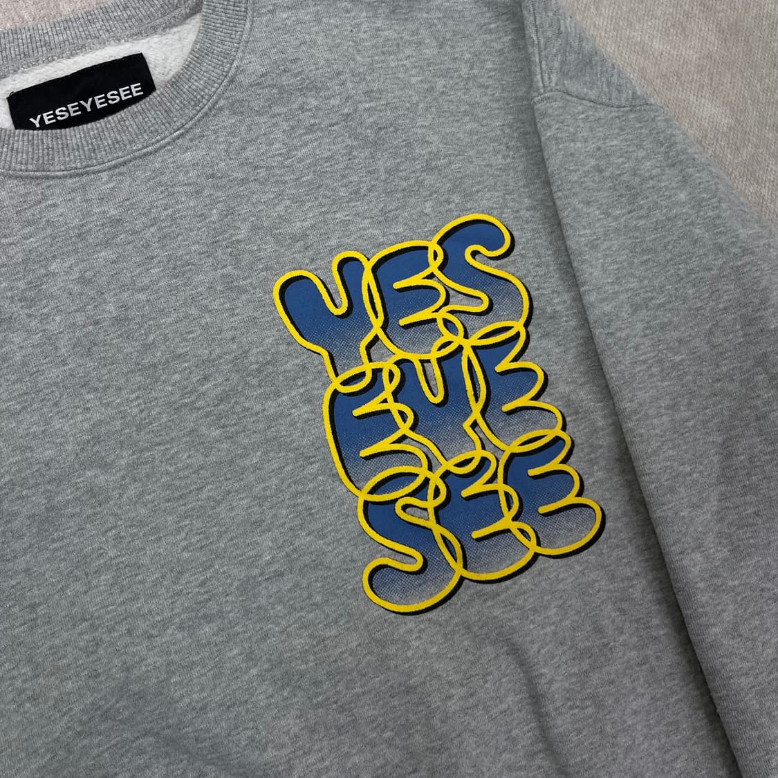 100 예스아이씨 빅로고 맨투맨  상품이미지3