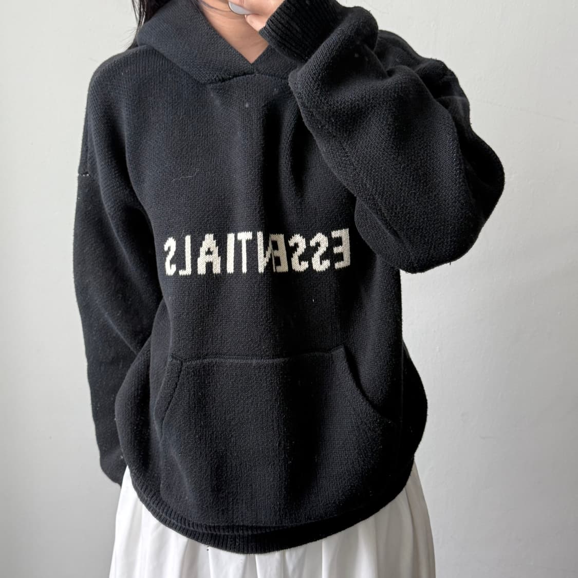 [S] 에센셜 피어오브갓 니트 후드티 상품이미지2