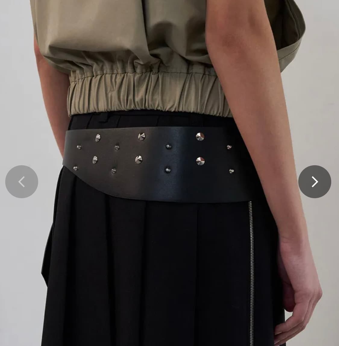 lcdc 스터드 와이드 벨트 상품이미지1