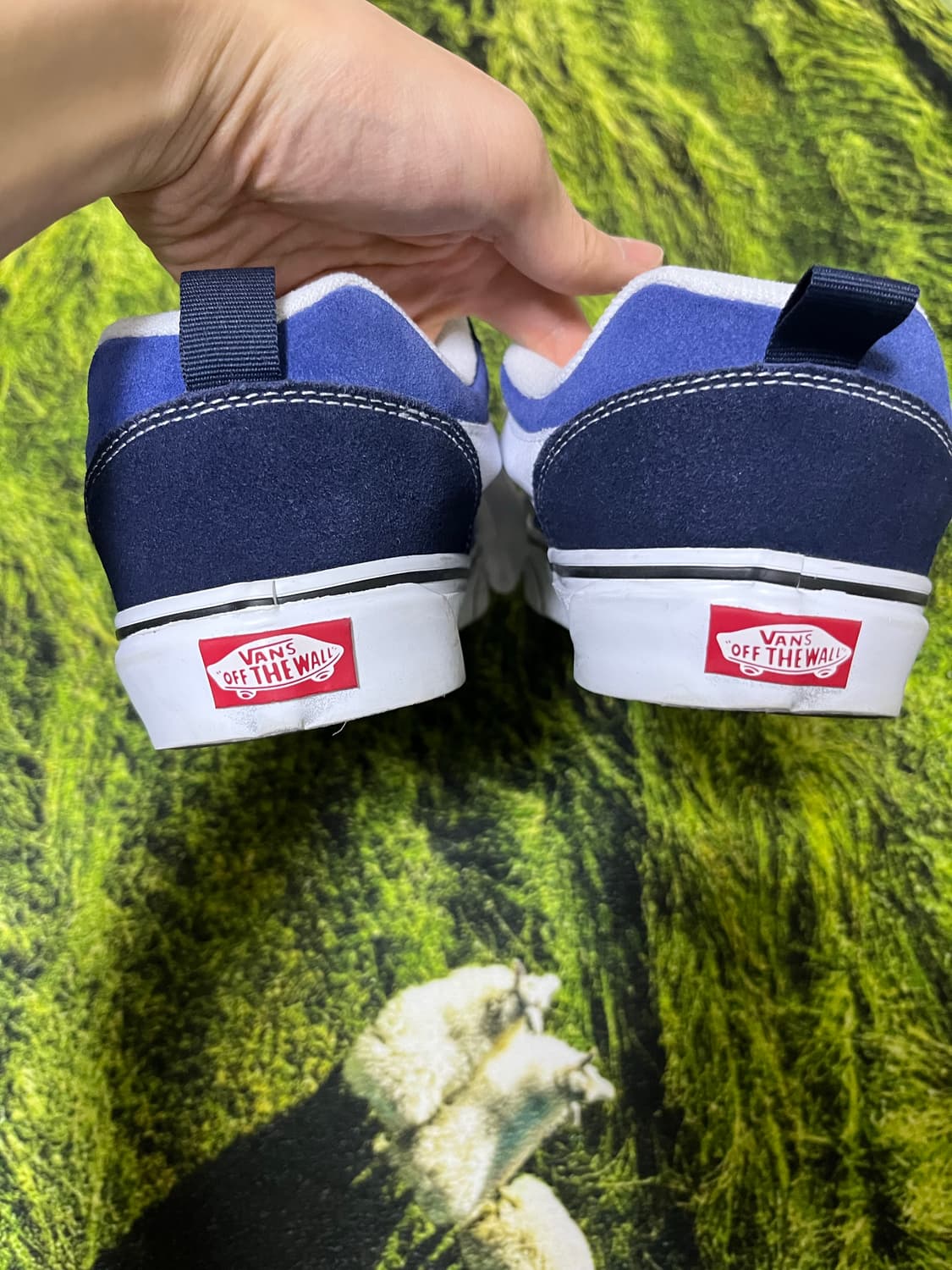 반스 뉴스쿨 네이비 화이트 상품이미지2