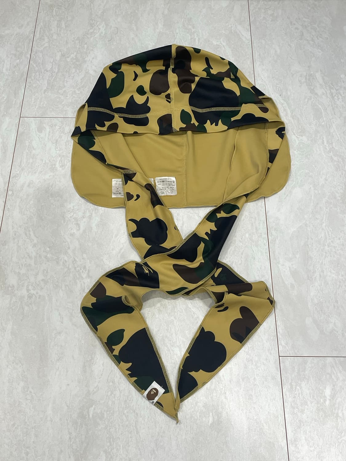 베이프(A BATHING APE) 1ST 카모 황계 듀랙 (Durag) 상품이미지1