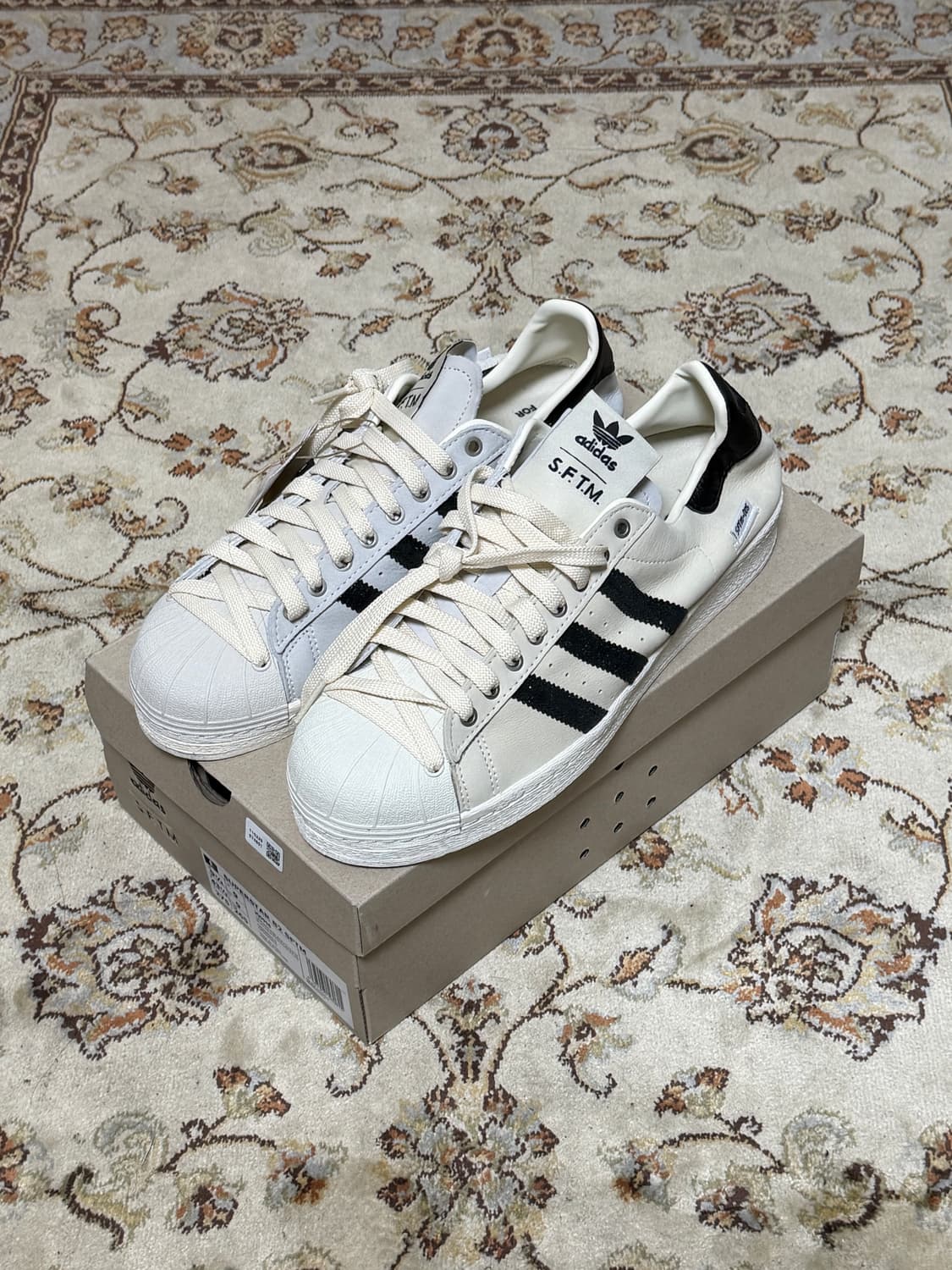 아디다스 X 송포더뮤트 슈퍼스타 82 크림 블랙 (새상품) 275 상품이미지1