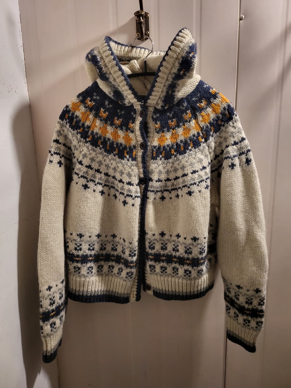 [FREE]URAGO 유라고 노르딕 후드 가디건 상품이미지1