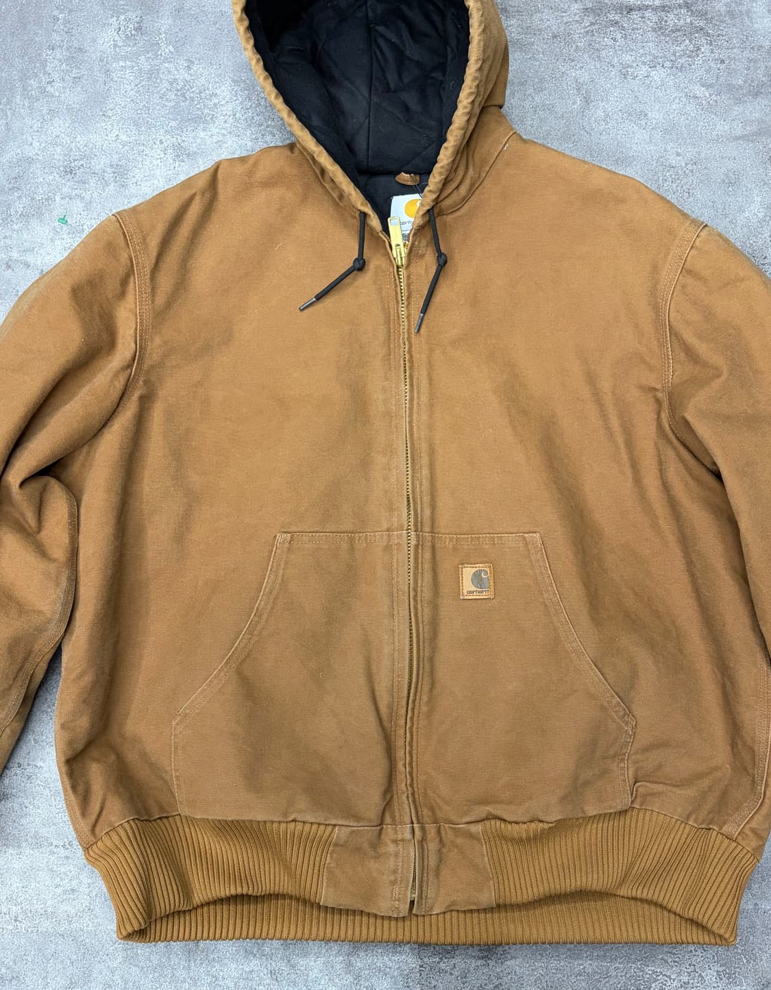 칼하트 덕 액티브 자켓 j130 brn 브라운 자켓 상품이미지2