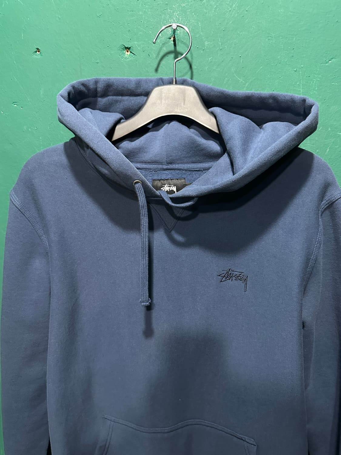 스투시 후드티 네이비 M 상품이미지2