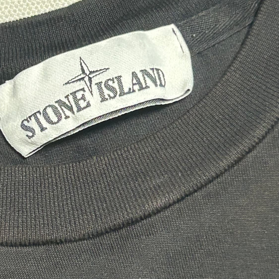 M 스톤아일랜드 블랙 반팔 티셔츠 상품이미지6