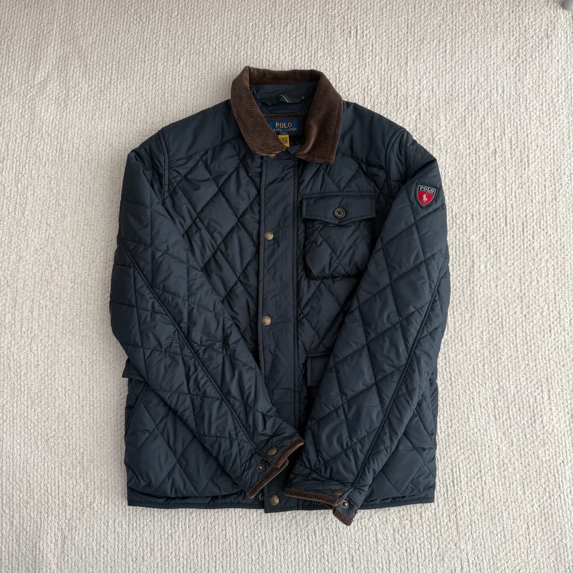 폴로 랄프 로렌 보이즈 퀼팅 발수 자켓 XL 상품이미지4