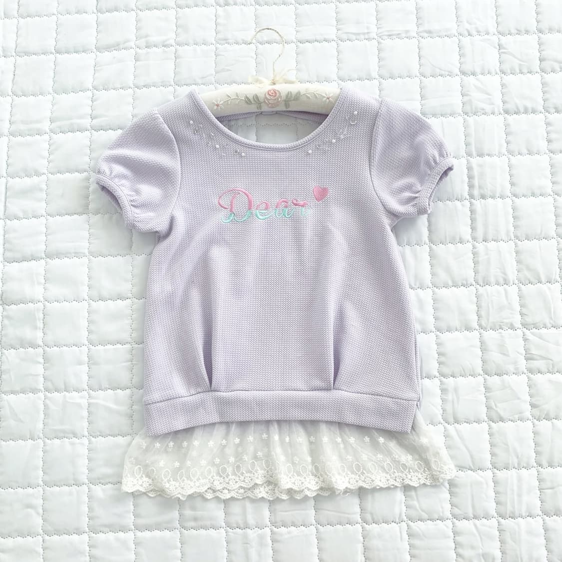 Liz lisa doll ♥ 밤비나 연보라 디어 레이스탑 상품이미지1