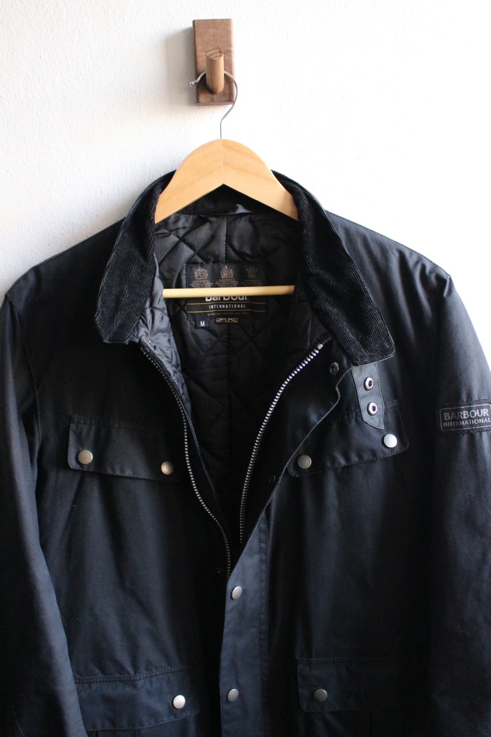 바버 모터사이클 라인 인터네셔널 듀크 왁스 자켓 상품이미지6
