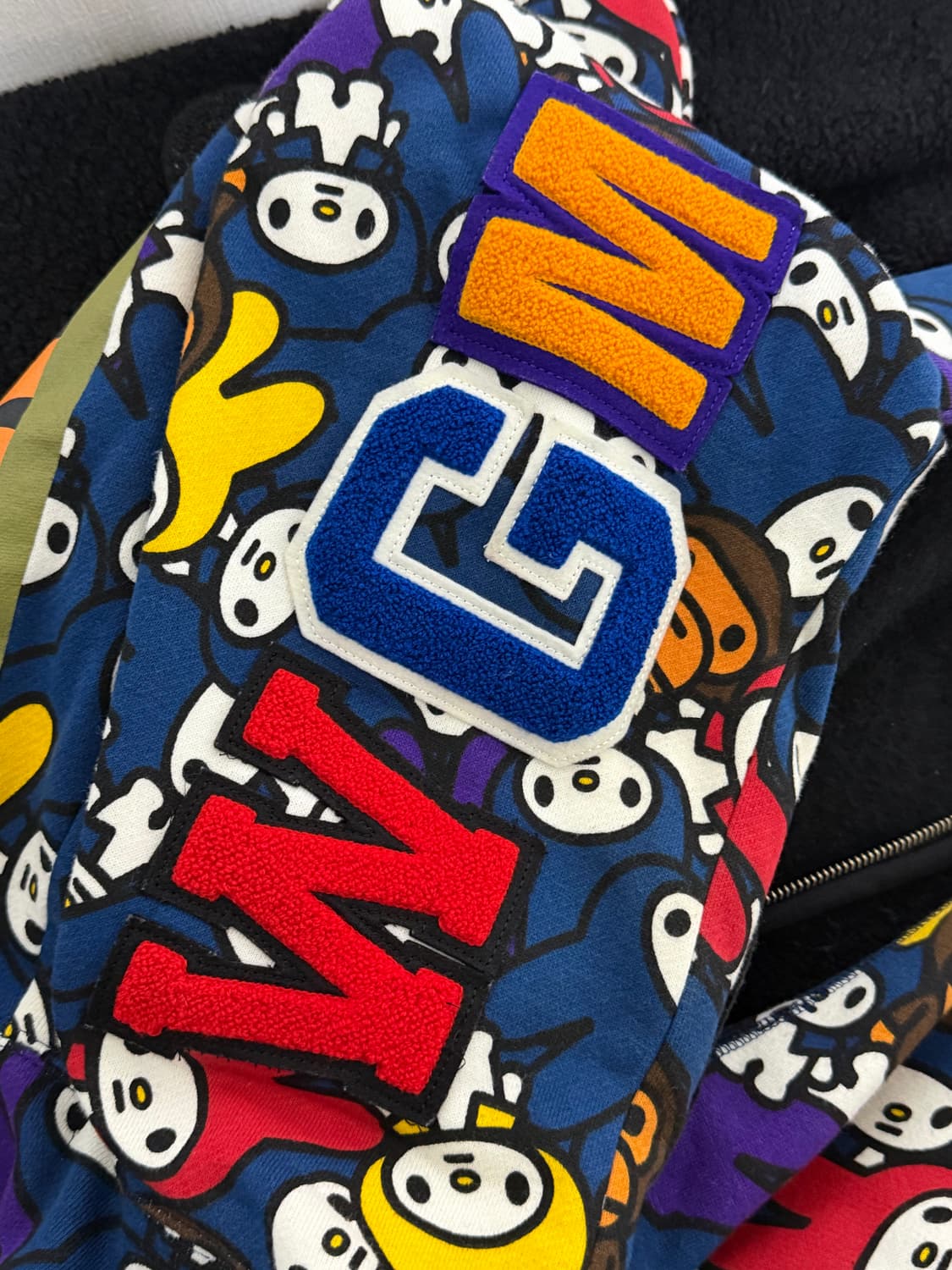 베이프 X 마이멜로디 샤크 풀 집업 후드 XXL 상품이미지2