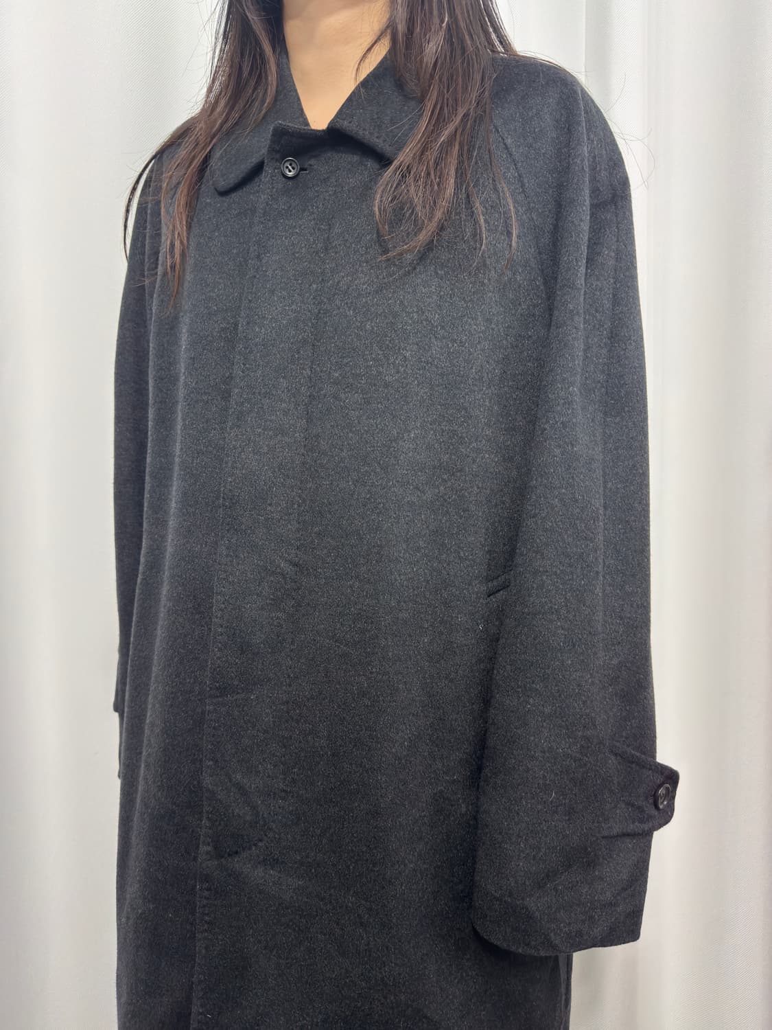 eques gray cashmere coat 상품이미지3