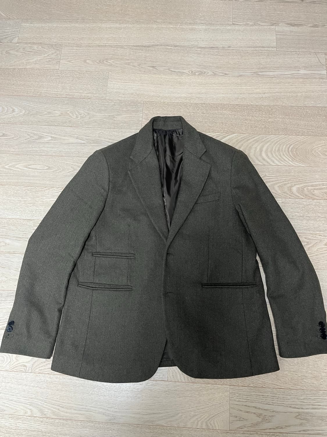 Yale 예일 헤리티지 울 블레이저 헤링본 브라운 상품이미지6