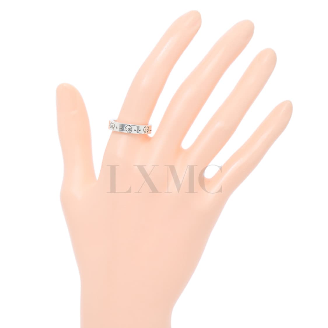 구찌 GG로고 실버링 고스트 반지 실버 반지 9호 477932 상품이미지4