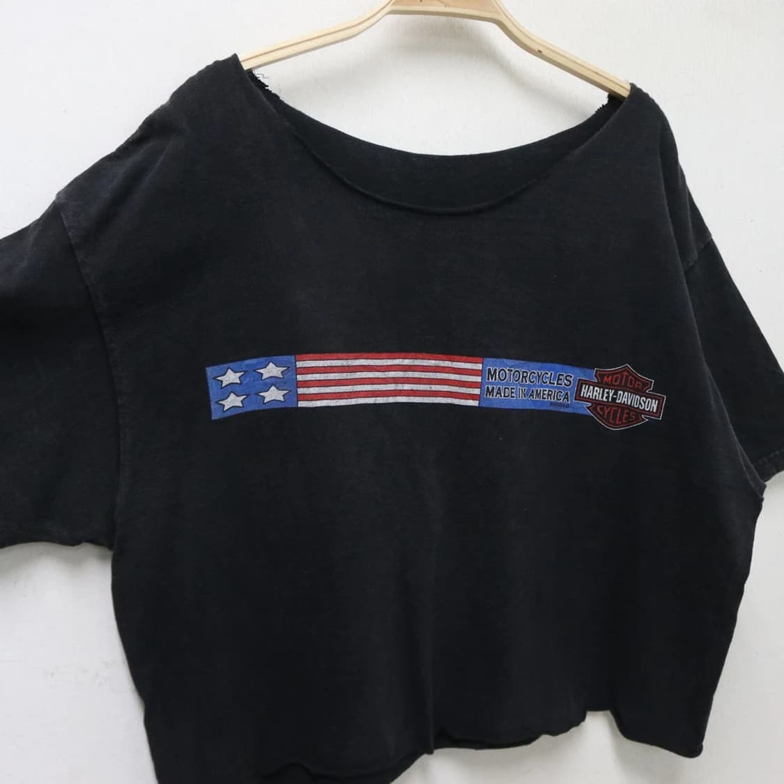 할리데이비슨 로고 반크롭 티셔츠 65569 상품이미지5