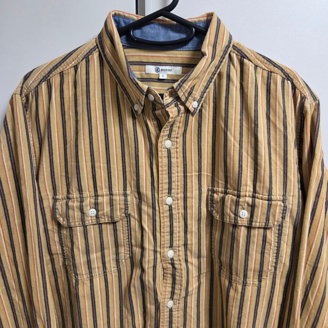 Good day 재팬 코듀로이 셔츠 L(100) 상품이미지2