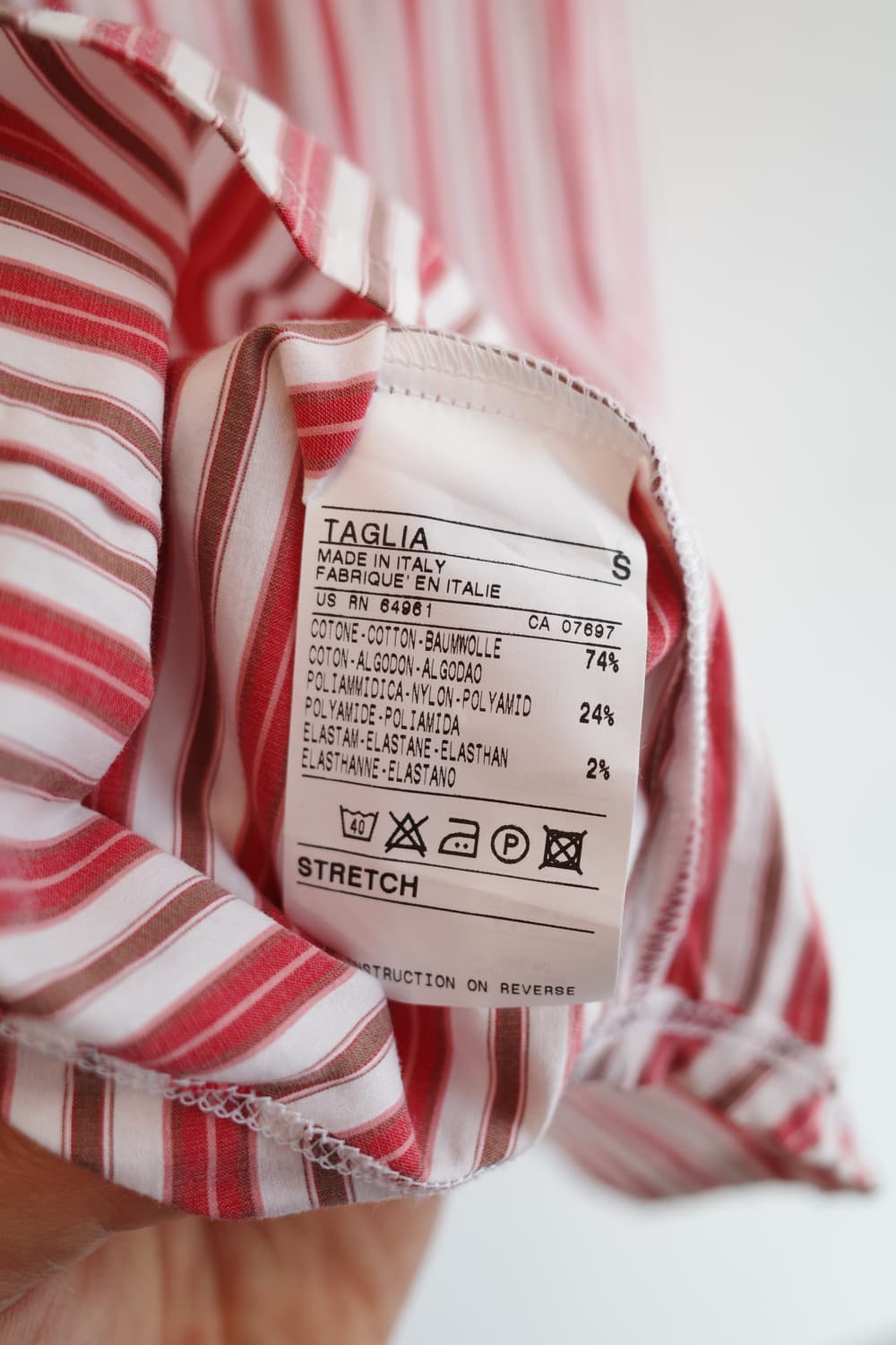 BENETTON 베네통 풀오버 스트라이프 셔츠 상품이미지7