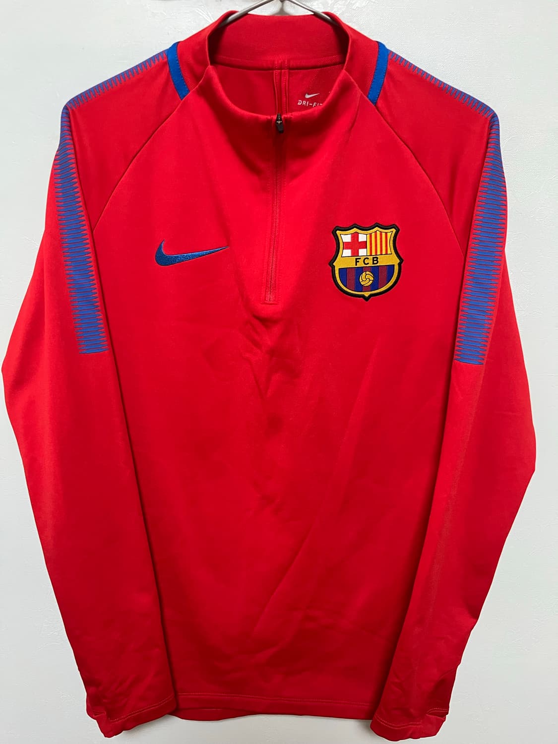 나이키 FC 바르셀로나 트레이닝 탑 레드 상품이미지1