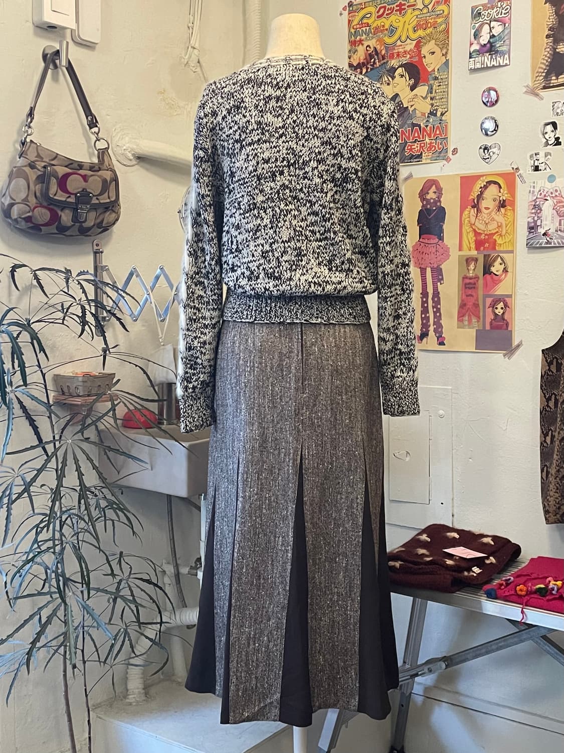 보카시 투톤 스커트 [무배] 상품이미지2