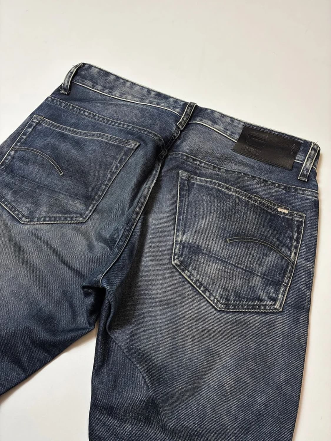 지스타로우 00's 3301 워싱 스트레이트 데님 팬츠 PN8843 상품이미지5