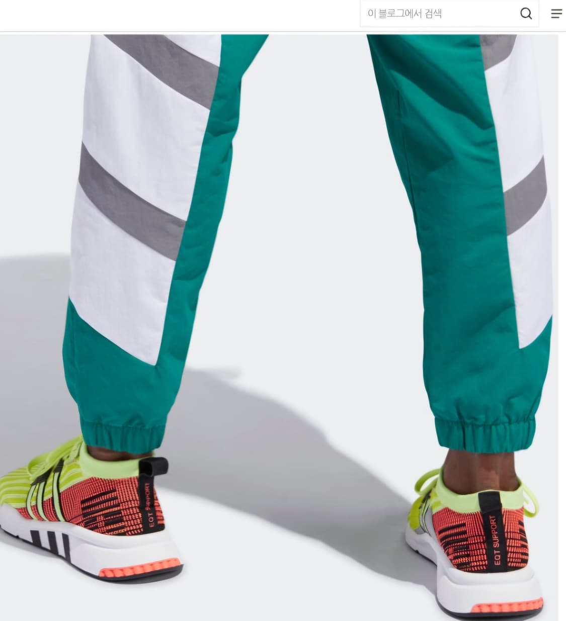 아디다스 이큅먼트 윈드 트랙 팬츠 품명 EQT WIND PANT 사이즈M 상품이미지2