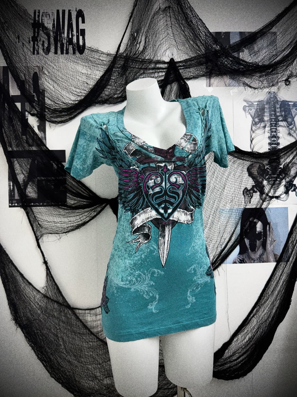 00s grunge mood halfsleeve 상품이미지1