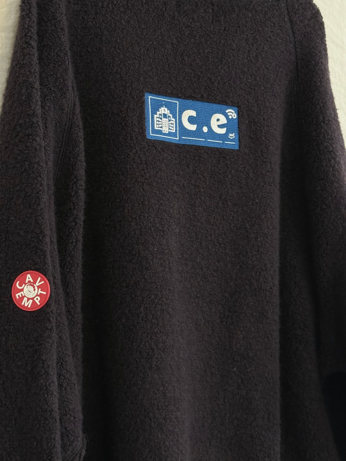 Cavempt - half fleece top (navy) 상품이미지4