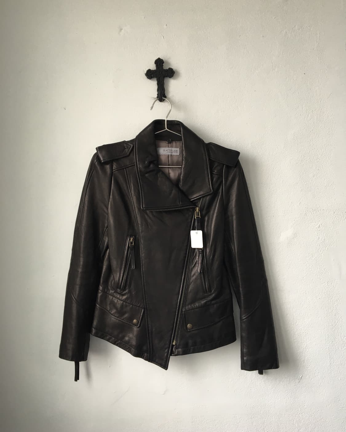 Heavy lamb  leather rider jacket 상품이미지2