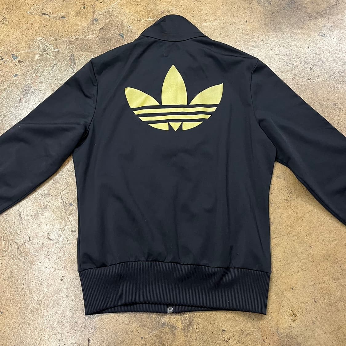 [정품/95] 아디다스 블랙 골드 검골 삼선 트랙탑 져지 b14 상품이미지4