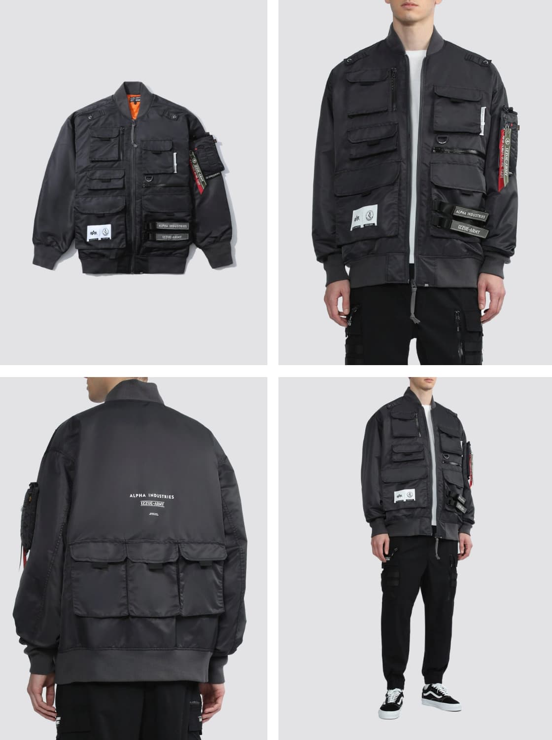 알파인더스트리 izzue 콜라보 ma-1 마원 L사이즈 상품이미지1