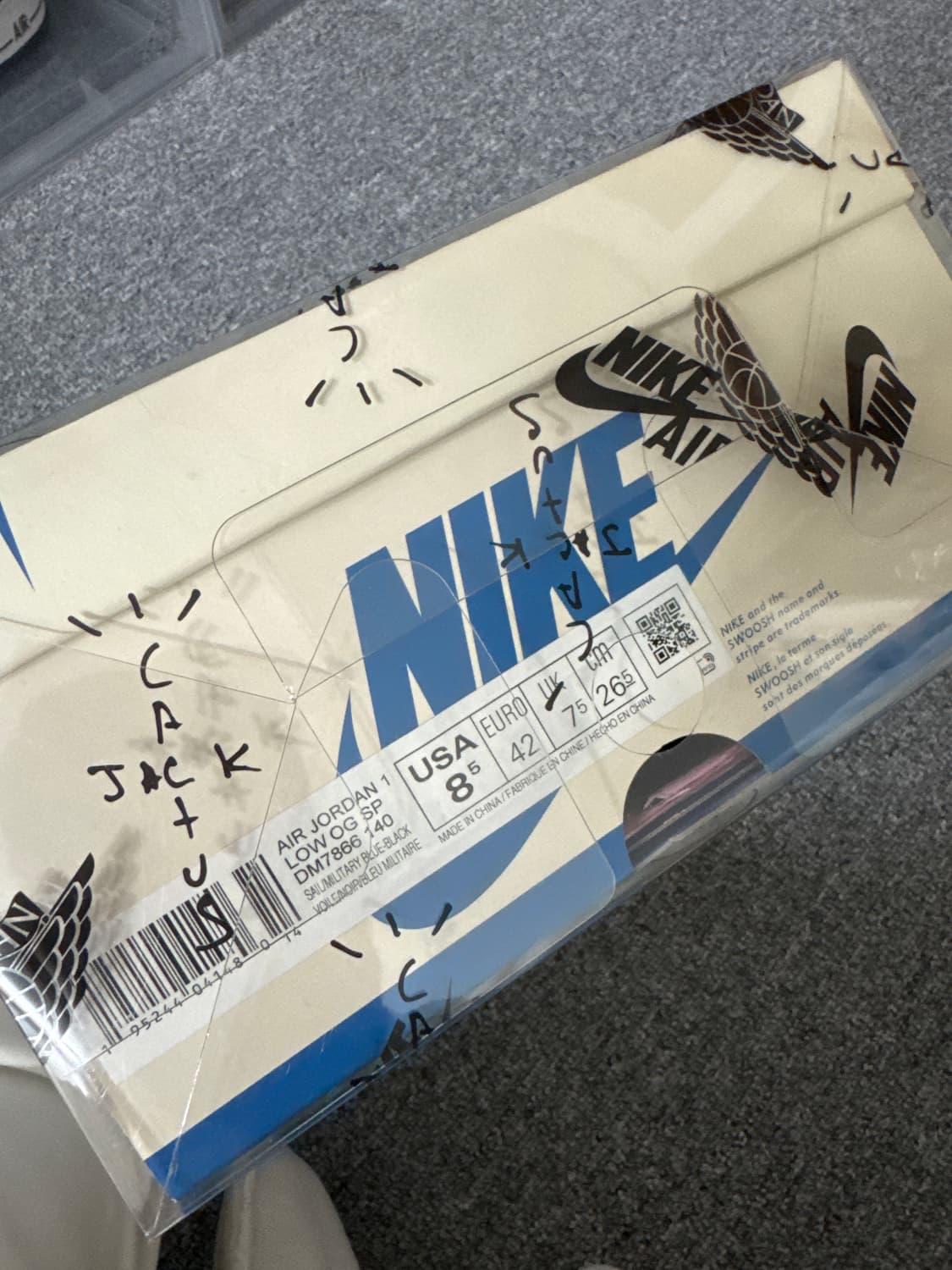 나이키 조던 트레비스스캇x프라그먼트 265 상품이미지7