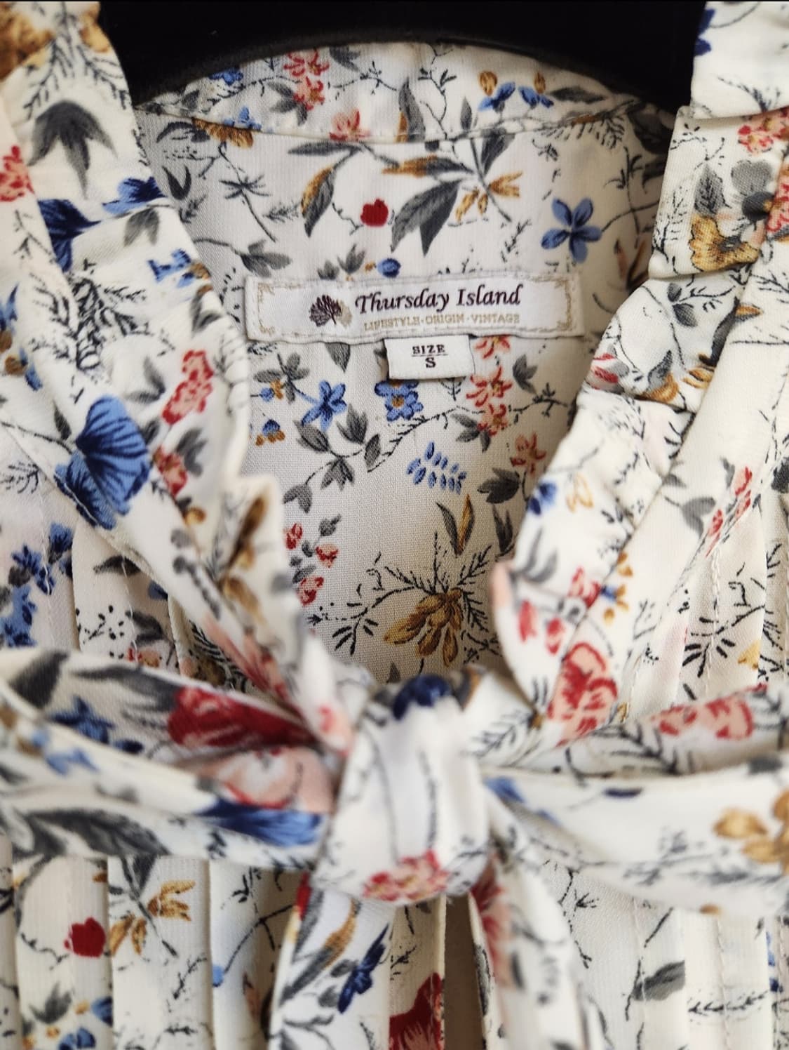 써스데이아일랜드 보더배색 원피스 S사이즈 상품이미지7