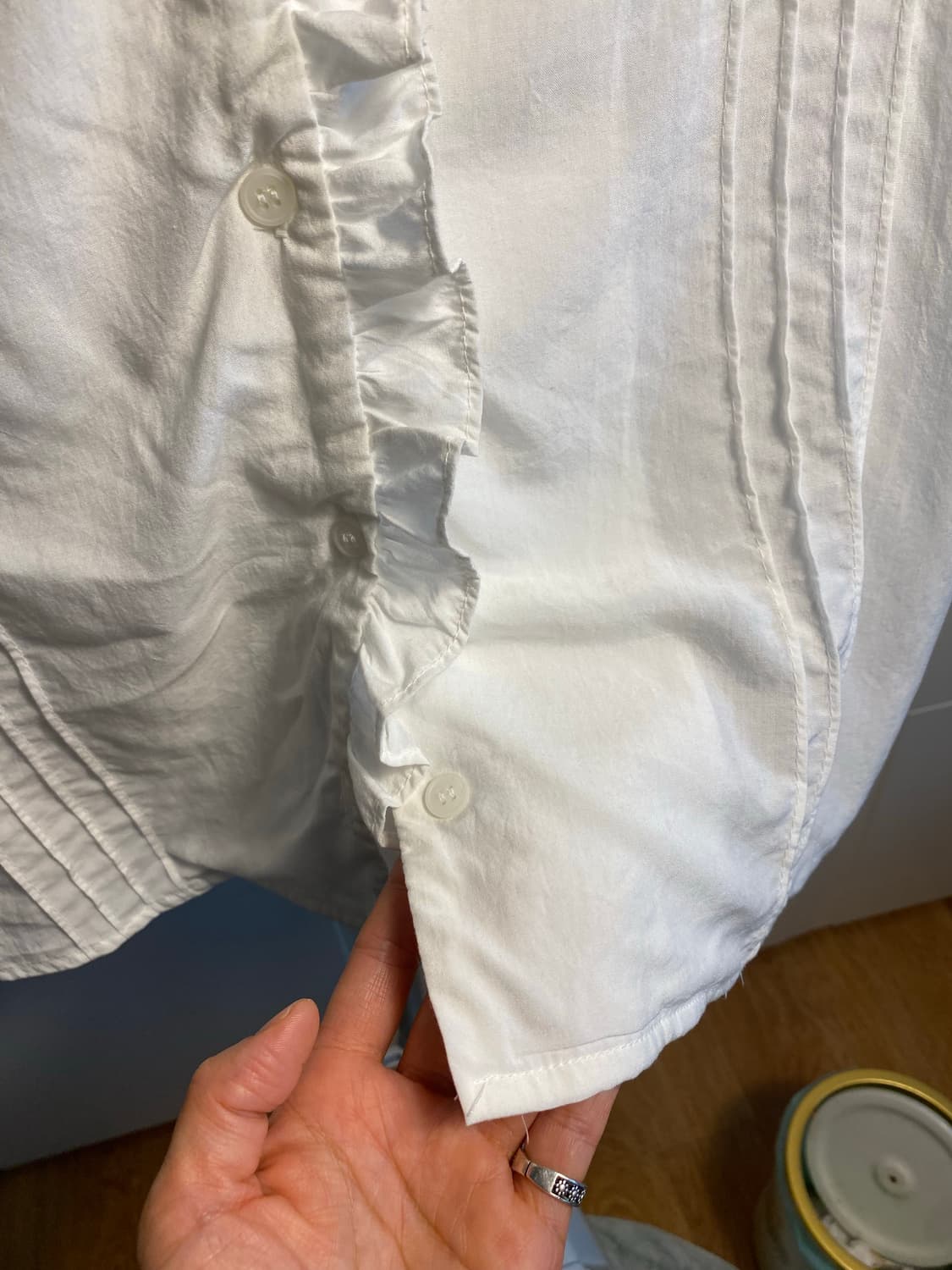 Ordinary 화이트 프릴 블라우스 상품이미지8