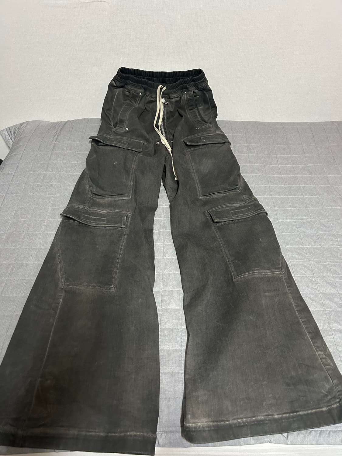 [46,S] 릭오웬스 점보카고 다크더스트 팬츠 상품이미지1