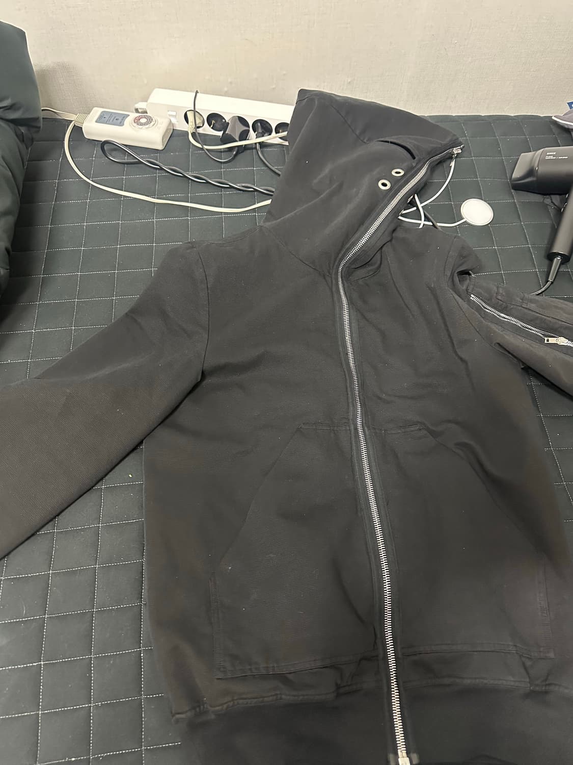 릭 오웬스 김프 플라이트 후드 봄버 (m) 상품이미지2