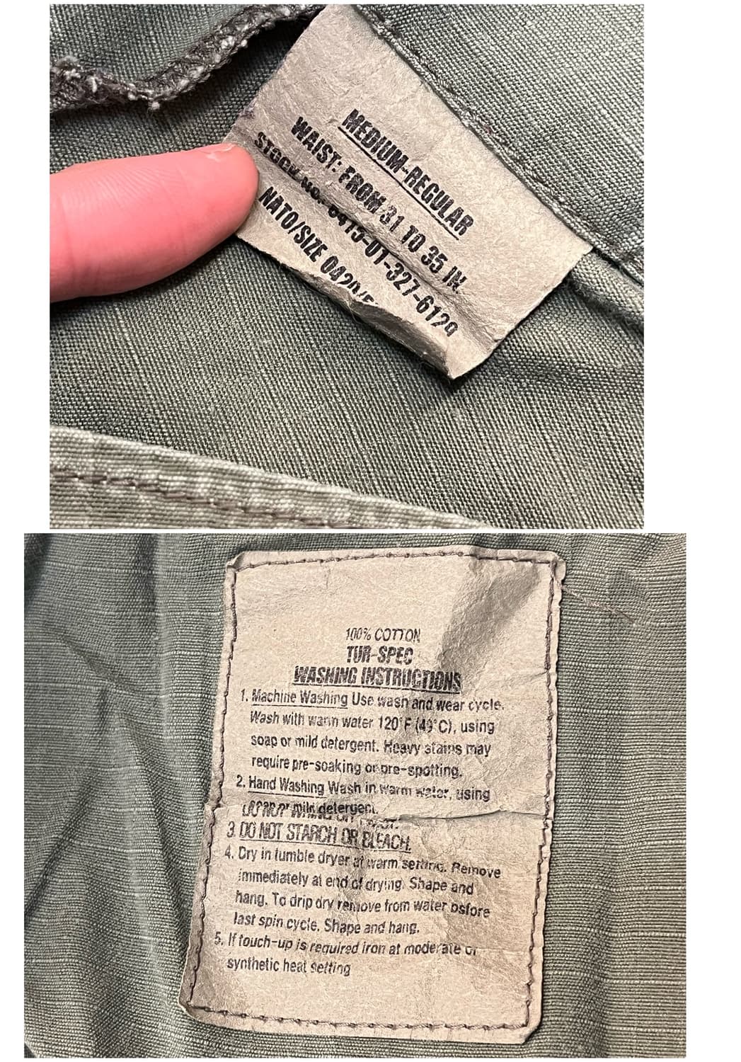 M65 카고 팬츠 카키 M #csz2157 상품이미지3