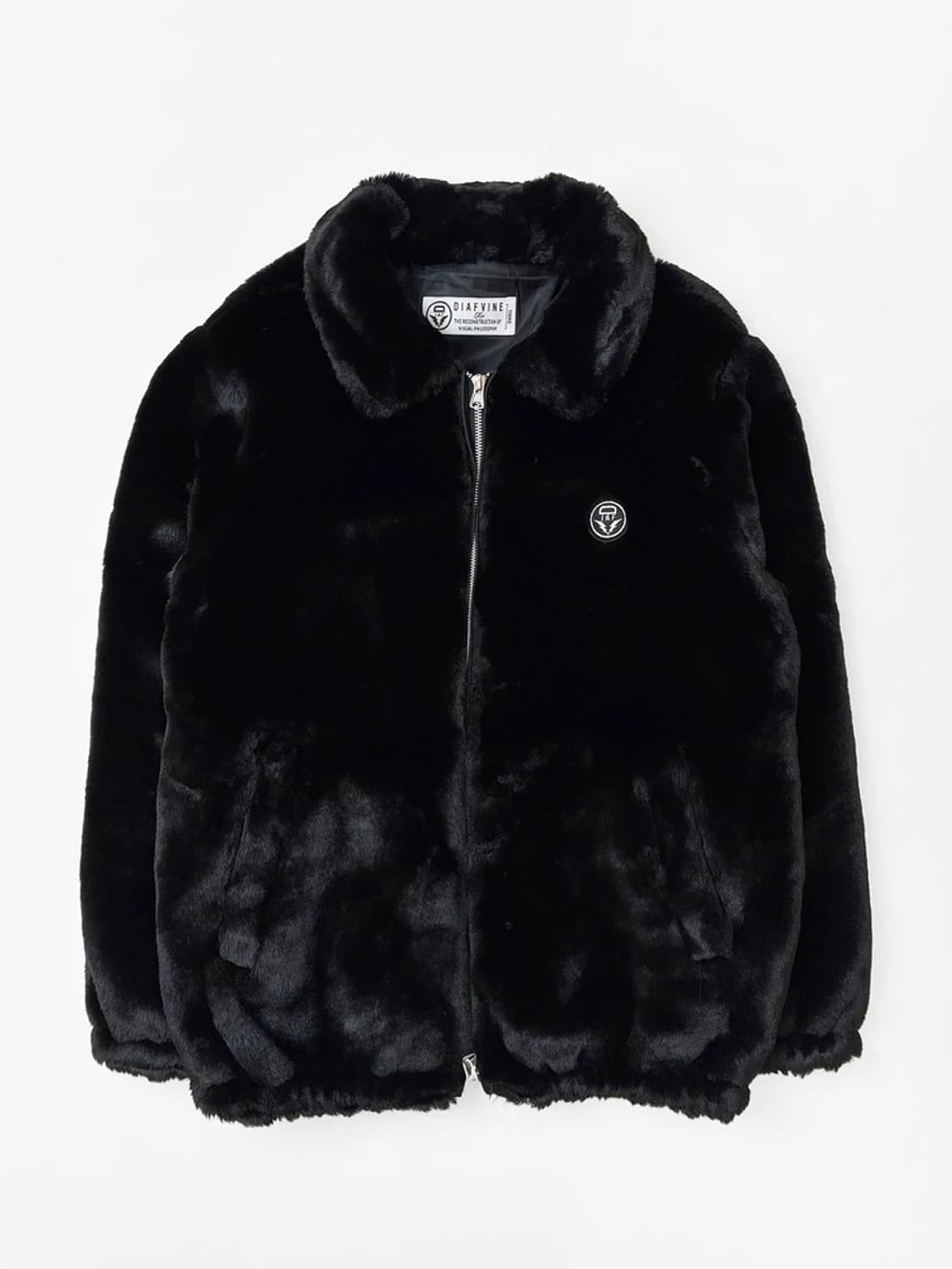 디아프바인 DIAFVINE 빅 로고 퍼 자켓 PN5610 상품이미지4