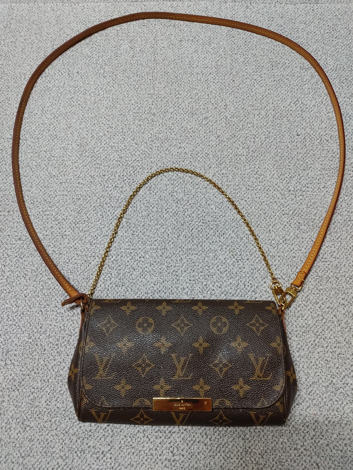 정품 루이비통 페이보릿 pm 크로스백 클러치백 상품이미지1