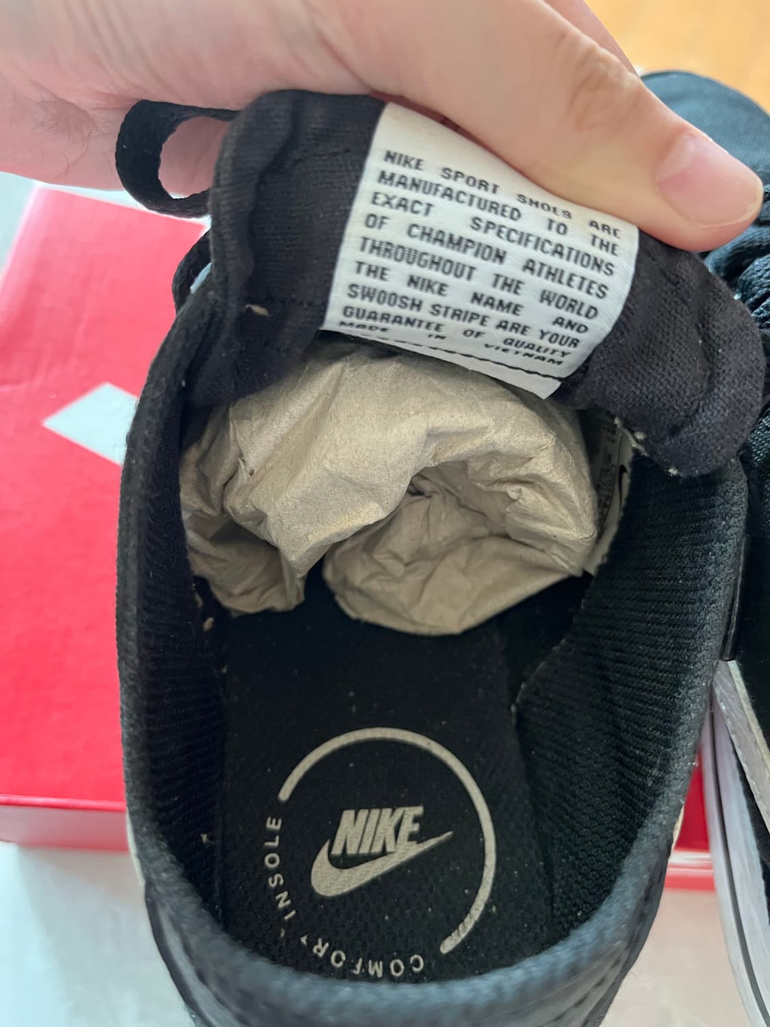 나이키 코트 레거시 캔버스 블랙 상품이미지5