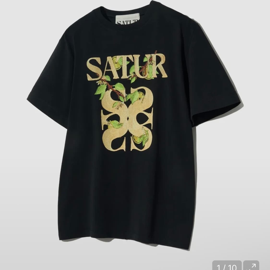 세터 아페로 리프 그래픽 반팔 티셔츠 클래식 블랙 상품이미지4