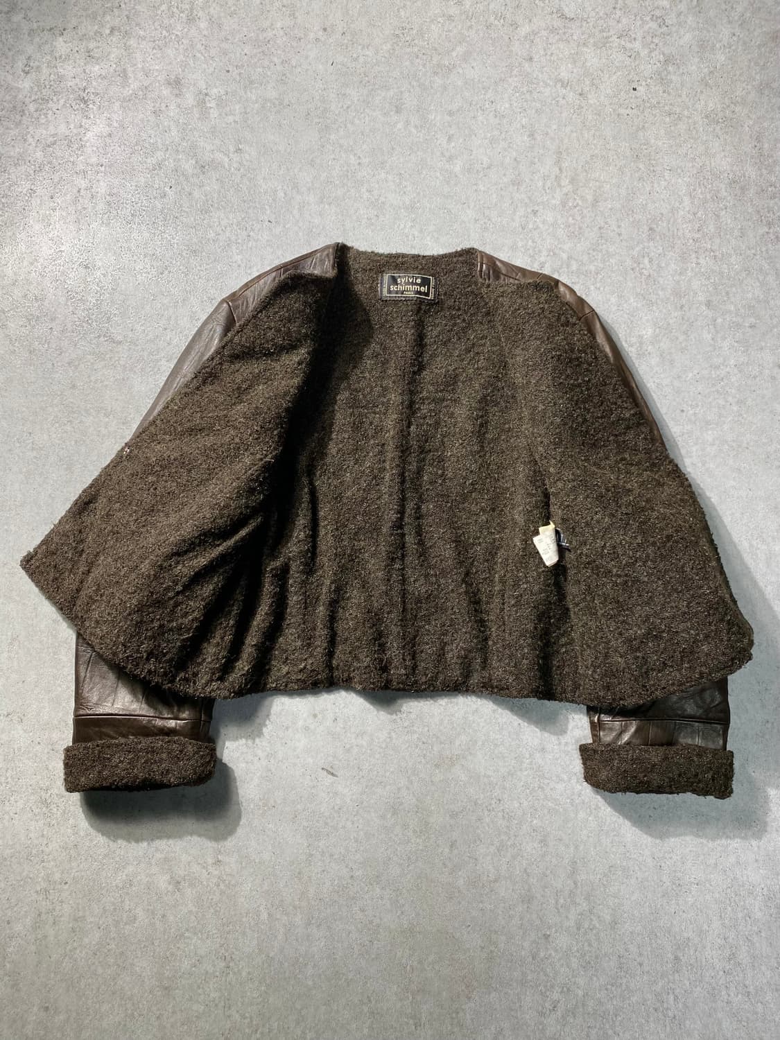 [38] 90s Sylvie Schimmel 양가죽 레더 자켓 상품이미지5