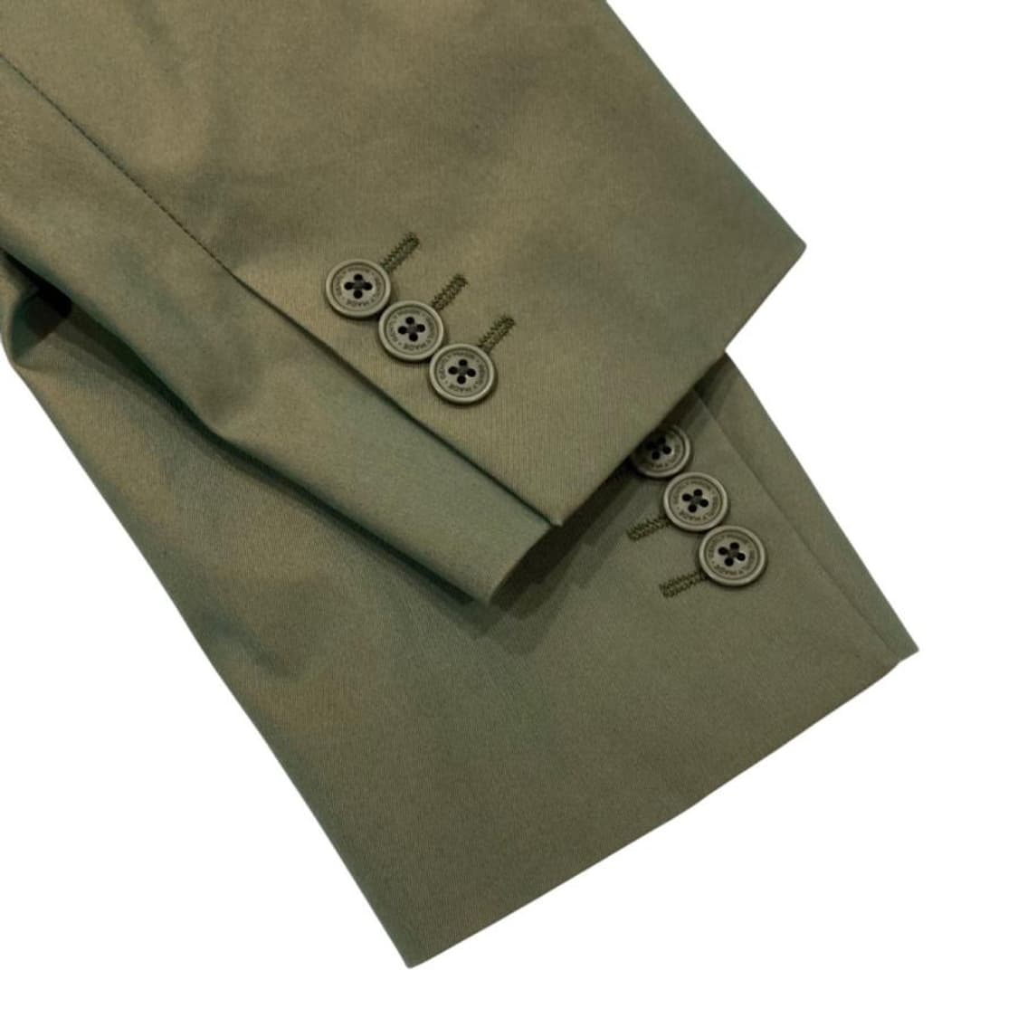 일본 미스터 젠틀맨 더블 브레스트 자켓 XL 카키 (민트급) 상품이미지7