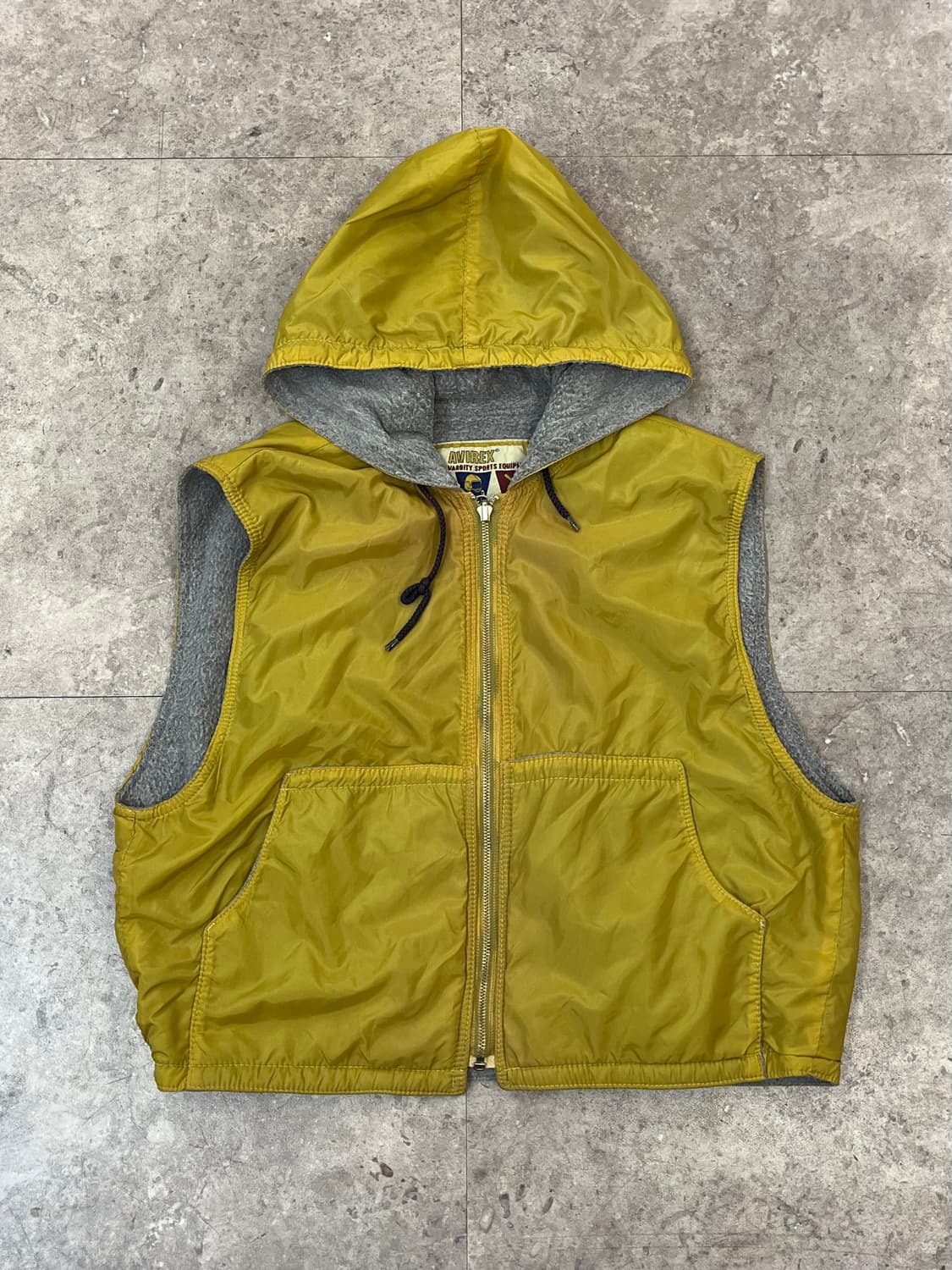 아비렉스 90s 인디언 가죽 헤비 자켓 네이비 M #csz1763  상품이미지8