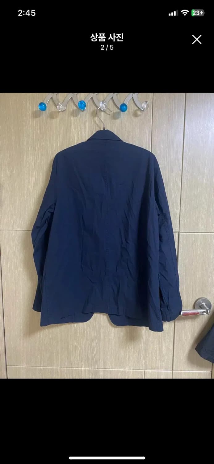 [UNIQLO] 유니클로 드라이라이트 웨이트 자켓 네이비 L사이즈 상품이미지2